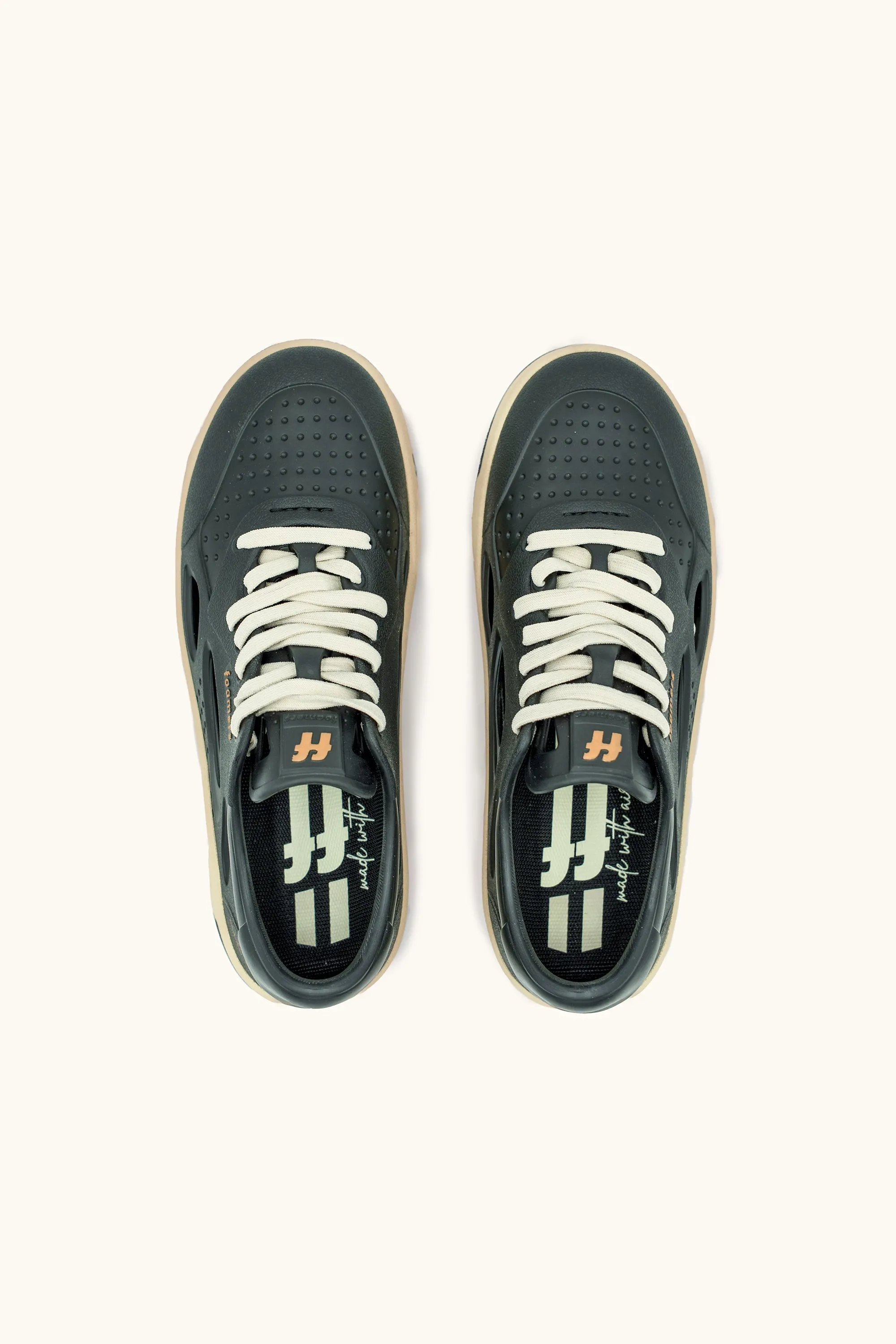 ⚤ Sneakers Foamers ICON BLACK - F1002