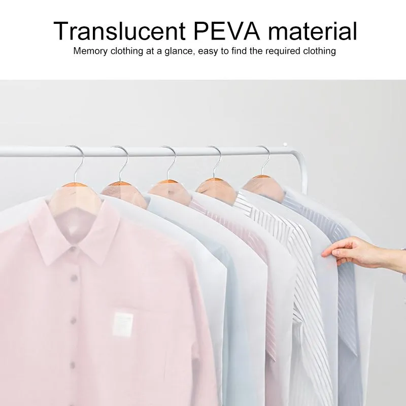 100 Disposable Dust Bags - 60X120Cm - Thick Pe Material - Transparent
