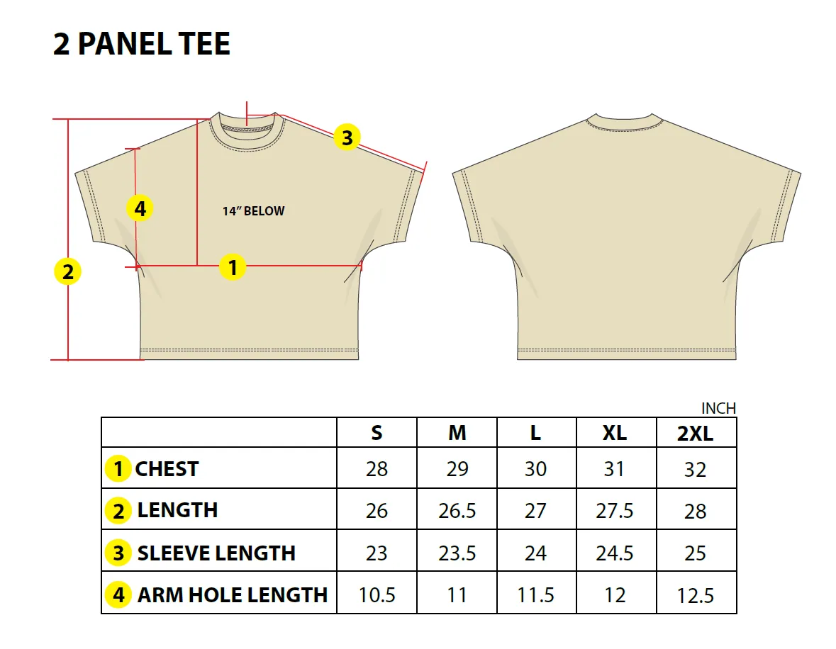 111 Batwing Tee - Brown