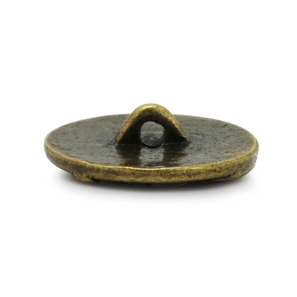 16mm Vintage Antique Bronze Round Earth button,Earth Pattern,Jewelry Findings,Zinc Alloy Filled,20pcs/lot