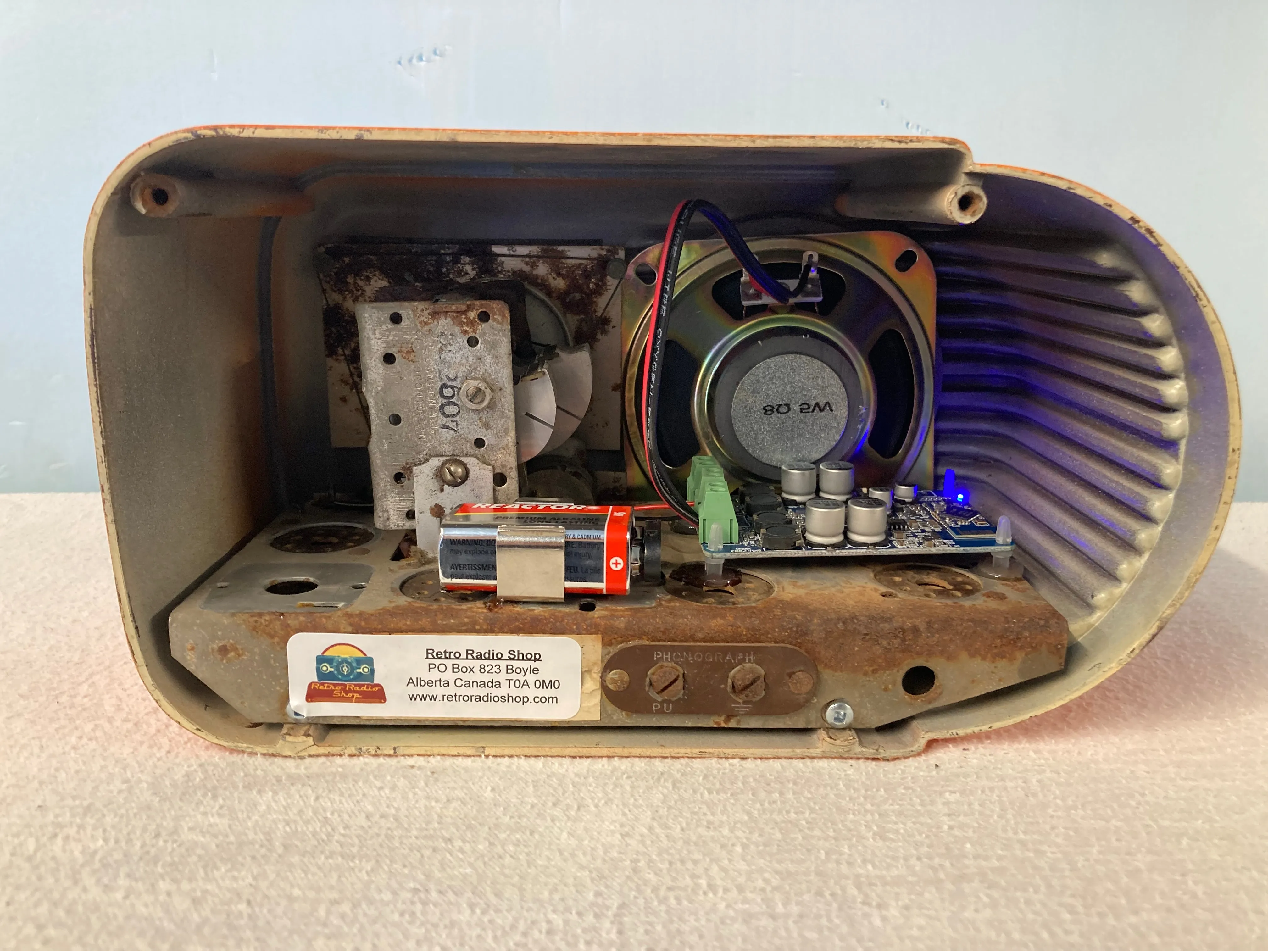 1946 Stewart Warner “Bullet” Bluetooth Speaker With FM Option