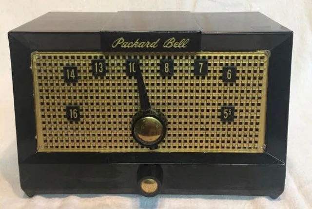 1955 Packard Bell 5R1 Tube Radio With Bluetooth input.