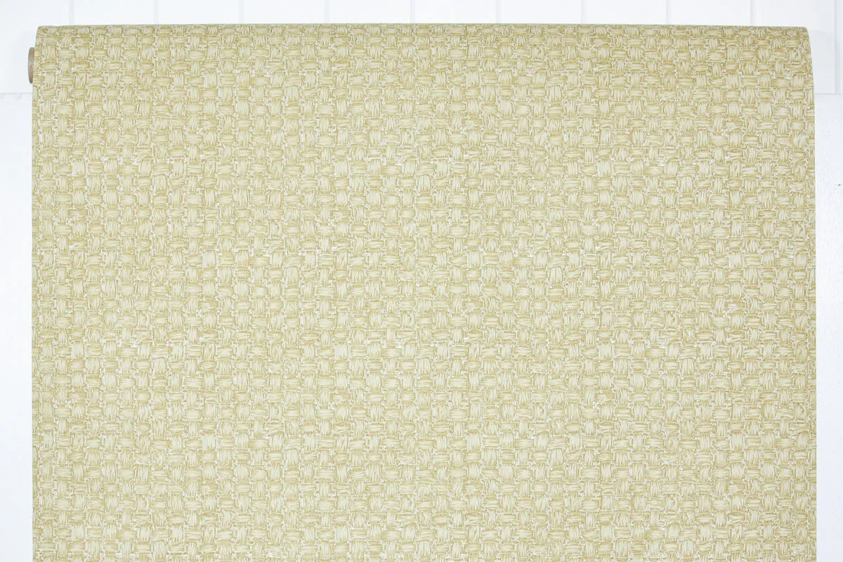 1970s Faux Finish Vinyl Vintage Wallpaper