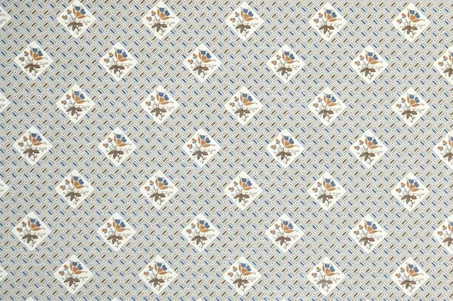1970s Floral Vintage Wallpaper