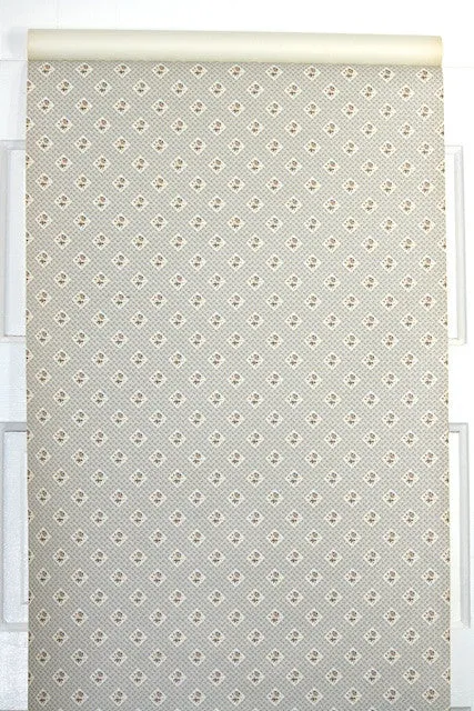 1970s Floral Vintage Wallpaper