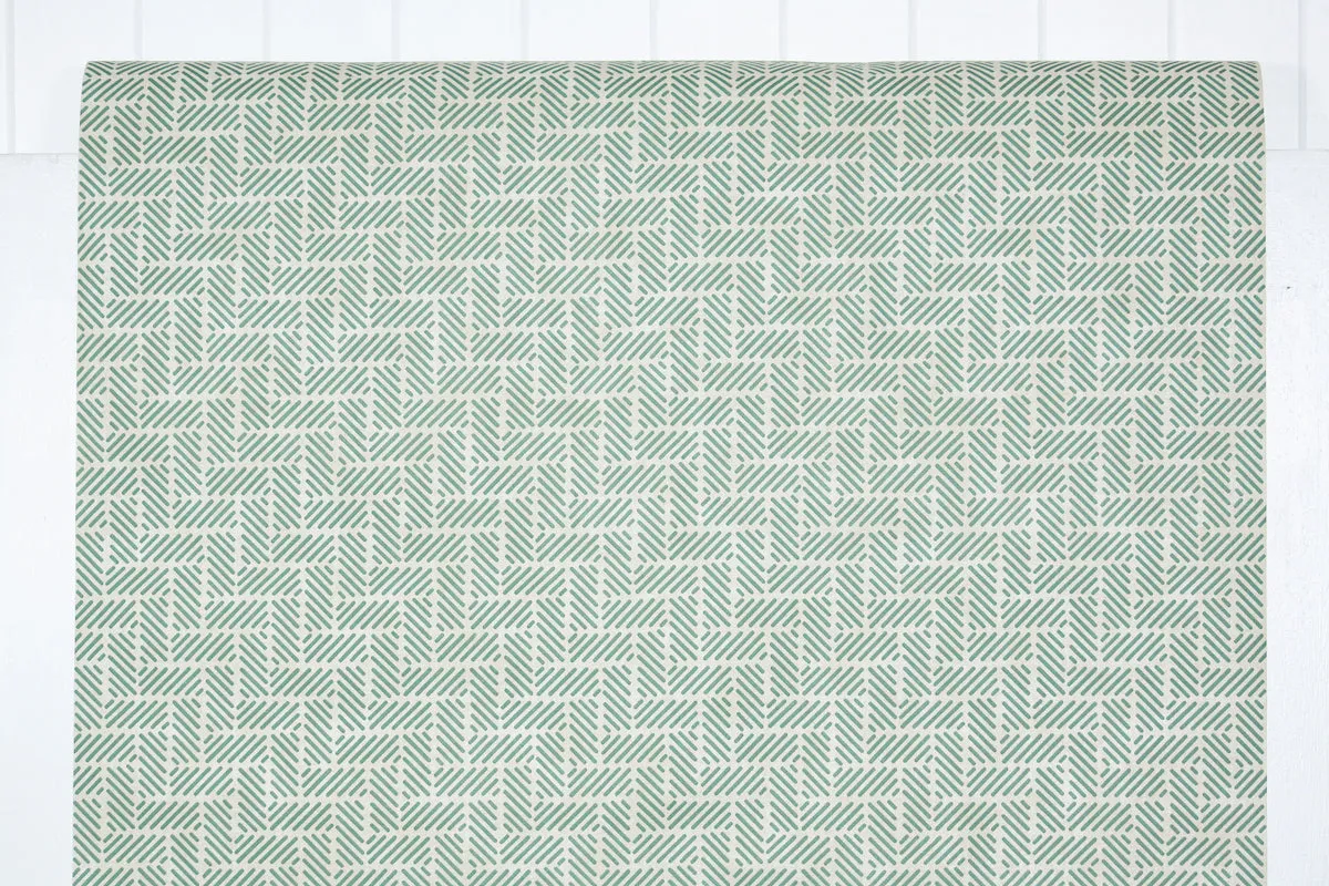 1970s Geometric Vinyl Vintage Wallpaper