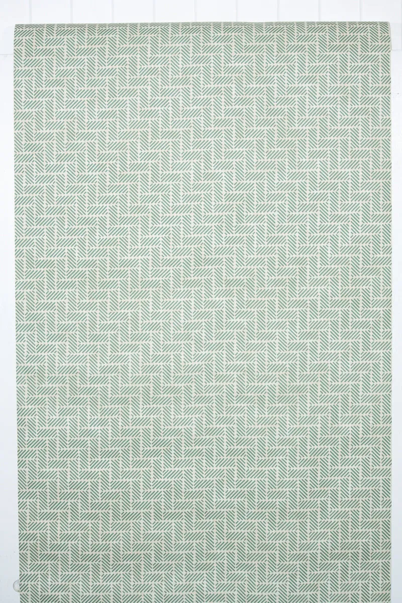 1970s Geometric Vinyl Vintage Wallpaper