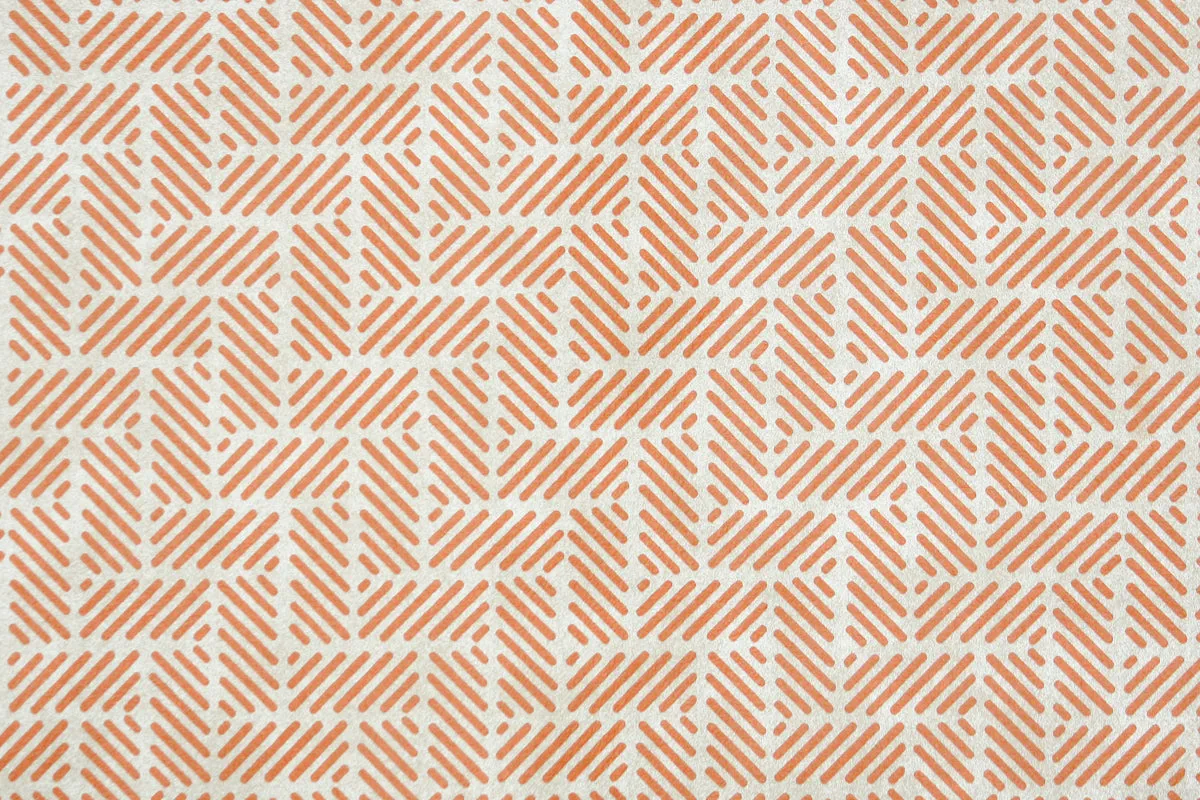 1970s Geometric Vinyl Vintage Wallpaper