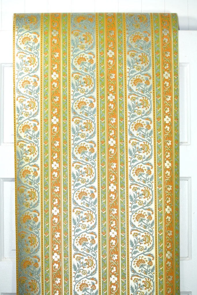 1970s Stripe Vintage Wallpaper
