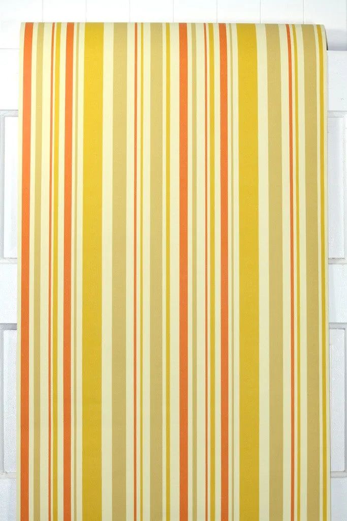 1970s Stripe Vintage Wallpaper