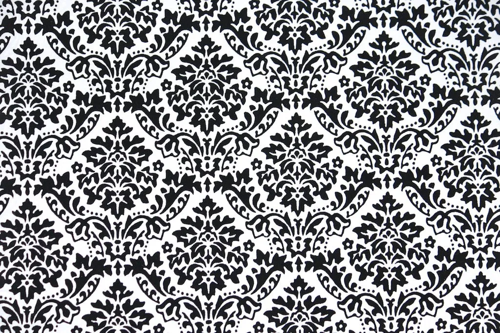 1970s Vintage Flock Wallpaper