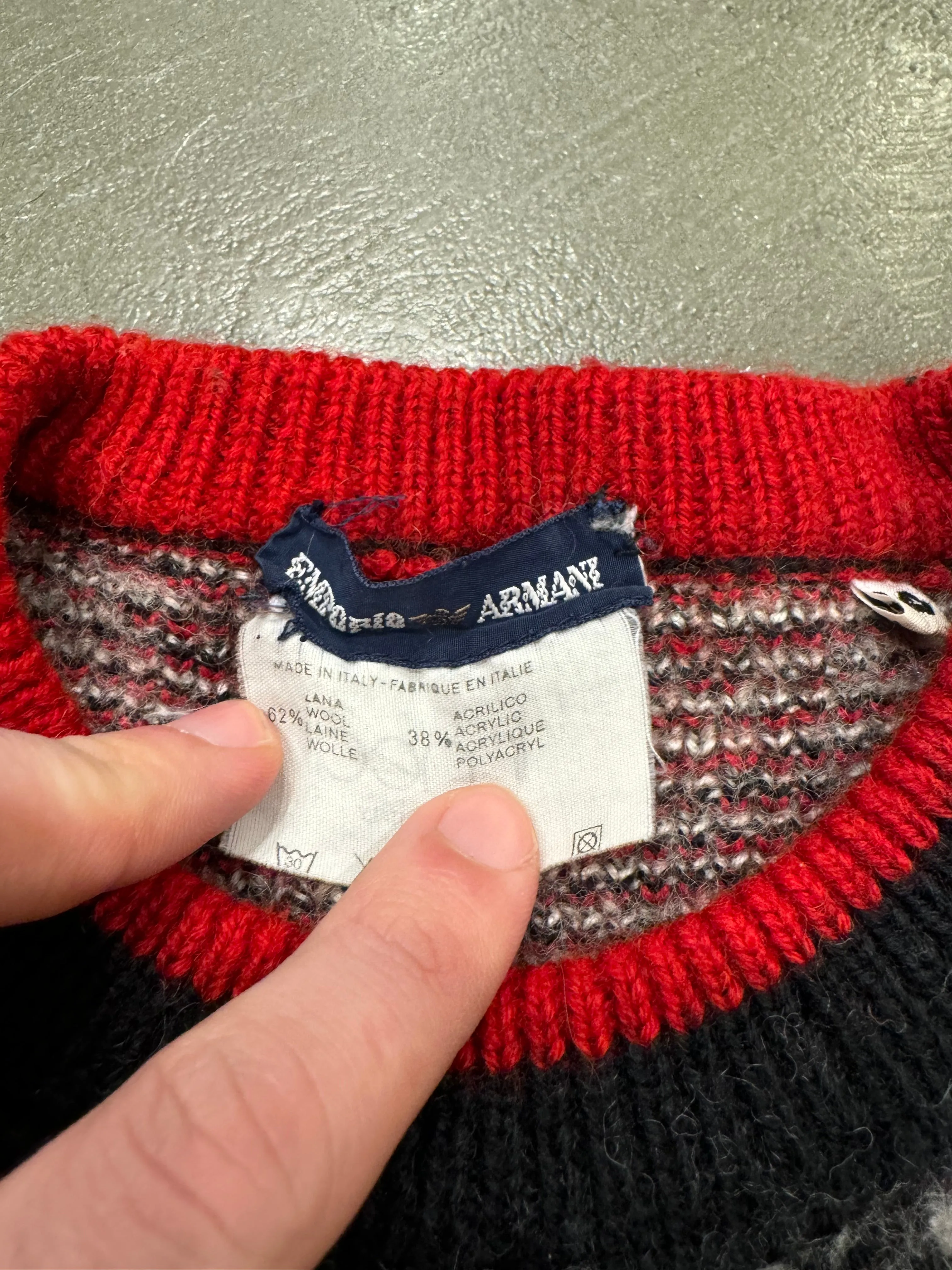 1980s EMPORIO ARMANI vintage boxy sweater