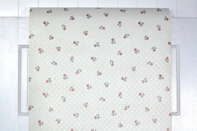 1980s Floral Vintage Wallpaper