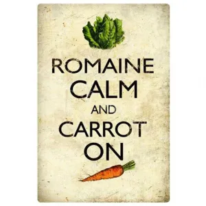 30x20cm Keep Calm and Carry On Metal Tin Sign Plate