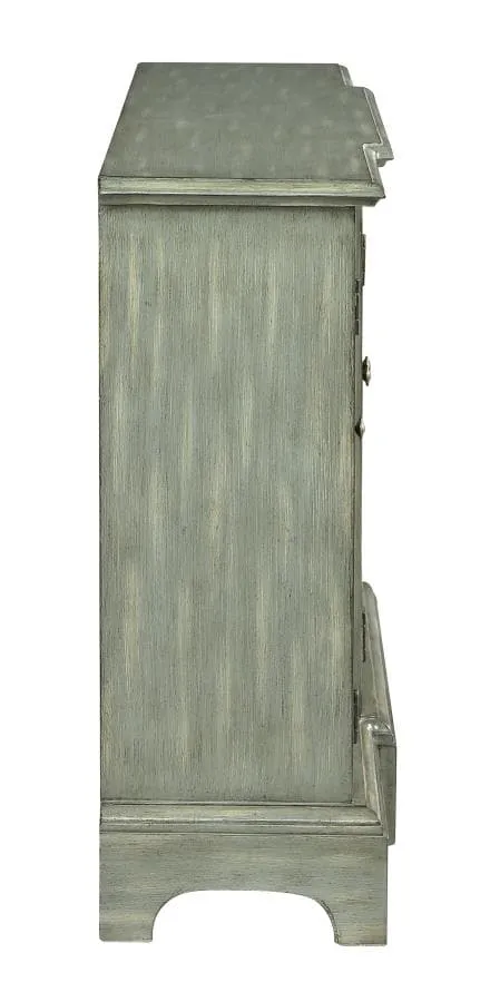 4-door Accent Cabinet in Weathered Gray