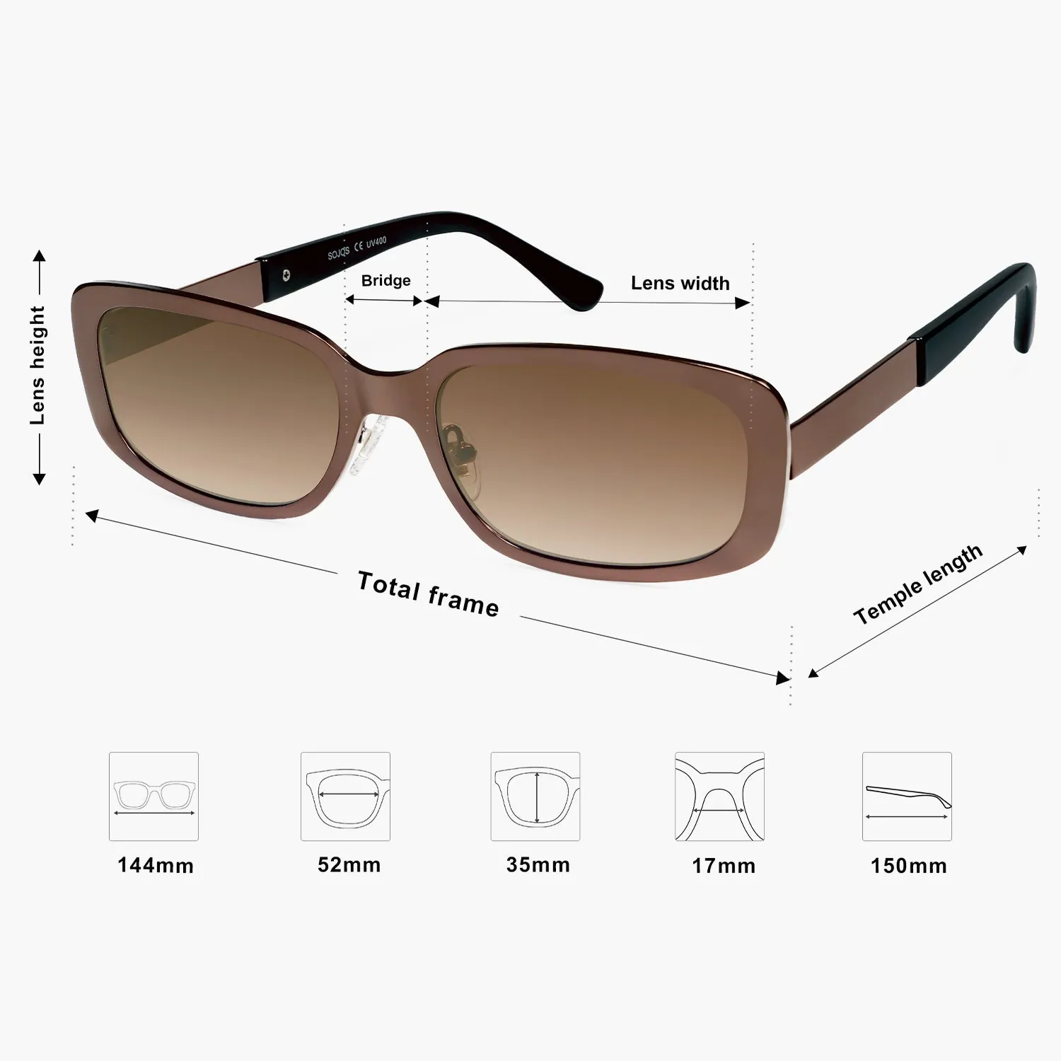 6 color luxury rhinestone lens polarized sunglasses