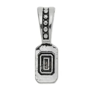6x20mm Vintage Art Bails,Match Glue On Pendant Bails for Jewelry,Zinc Alloy Filled,Antique silver plated,50pcs/lot