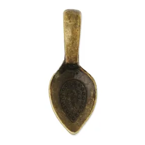 8x21mm Vintage Drop Art Bails,Match Glue On Pendant Bails for Jewelry,Zinc Alloy Filled,Antique Bronze plated,50 Pieces/lot
