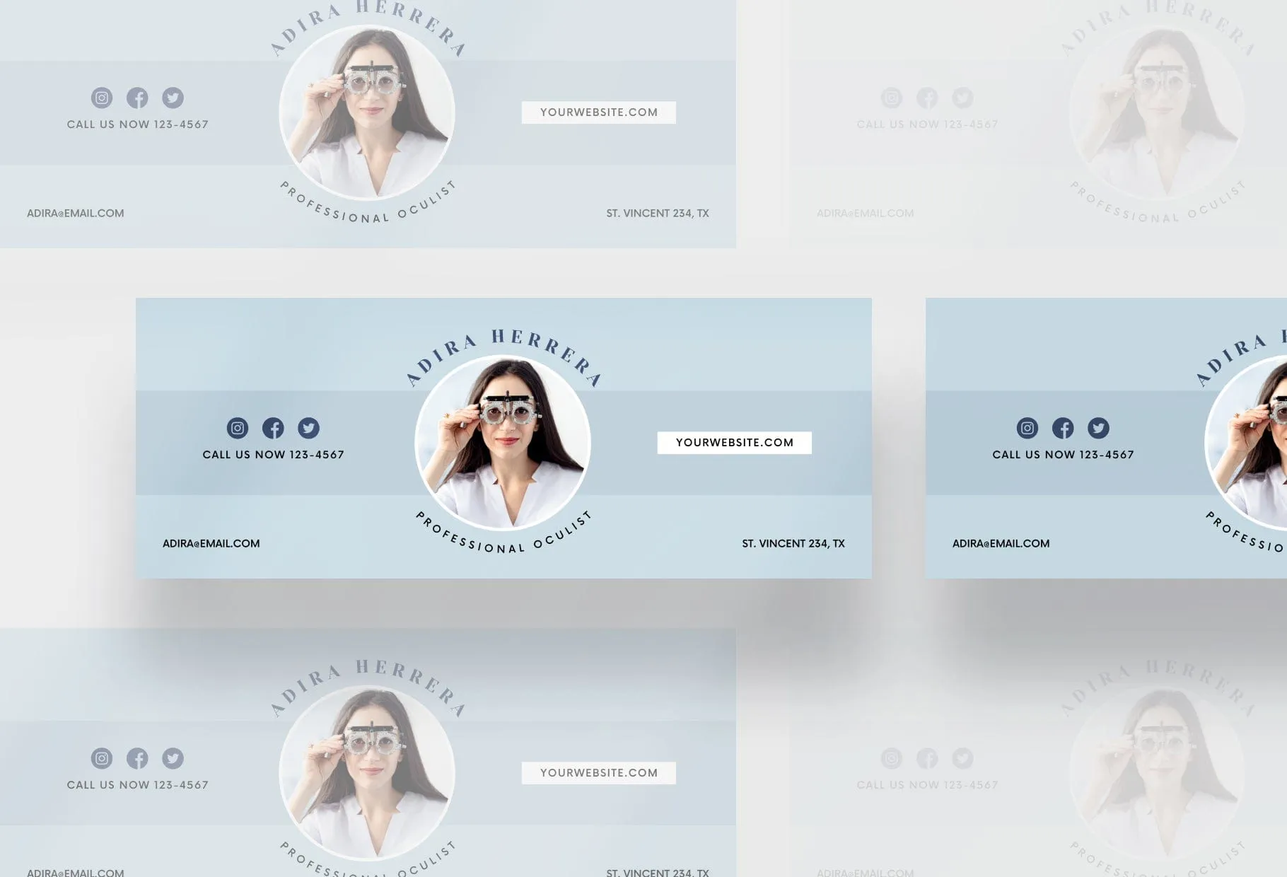 Adira Facebook Cover Canva Template