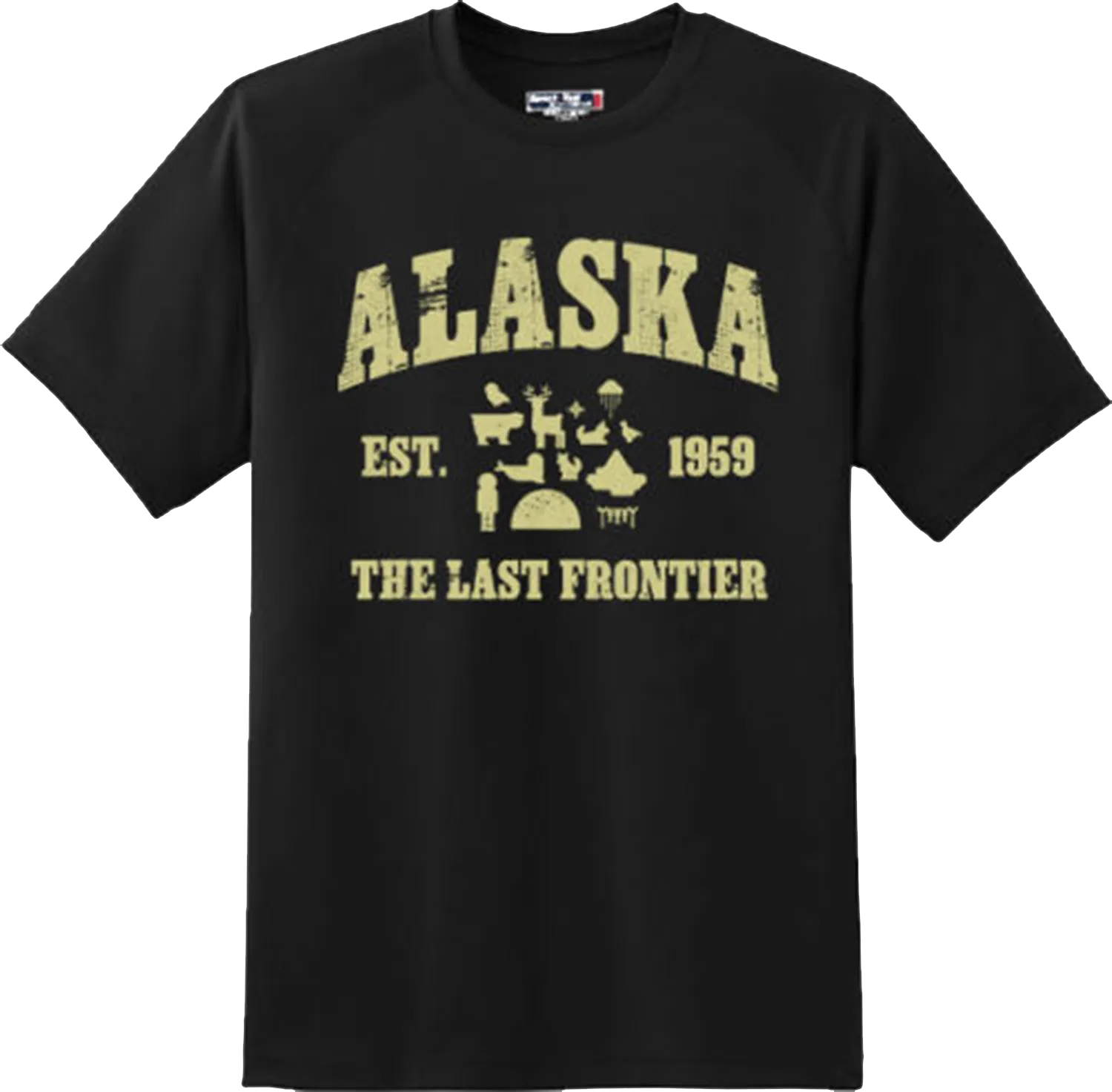 Alaska State Vintage Retro Hometown America Gift T Shirt New Graphic Tee