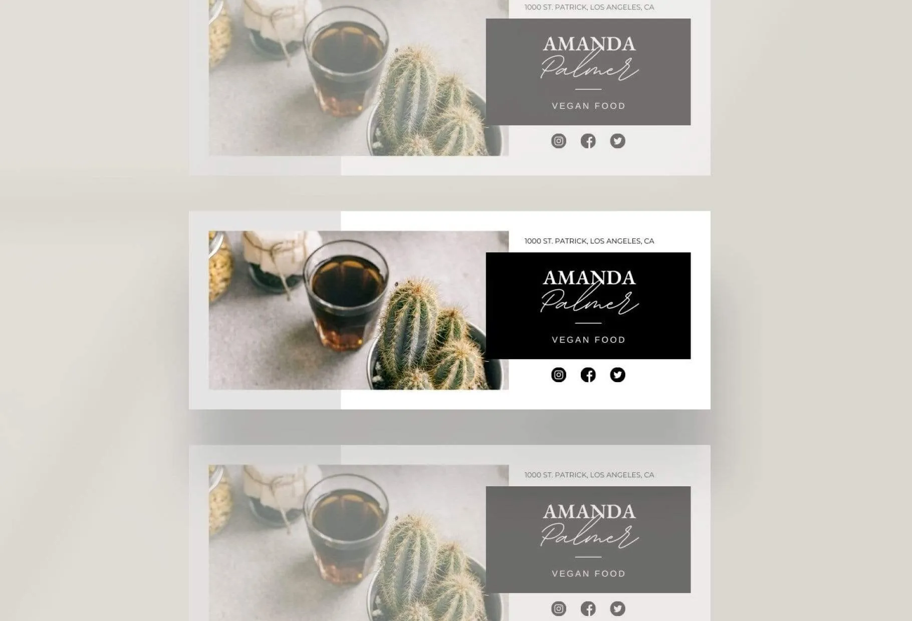Amanda Facebook Cover Canva Template