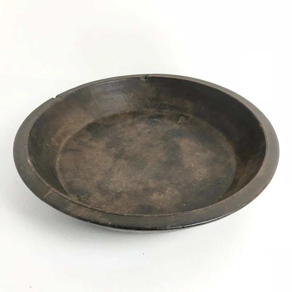 Antique Asian Wooden Bowl c1890