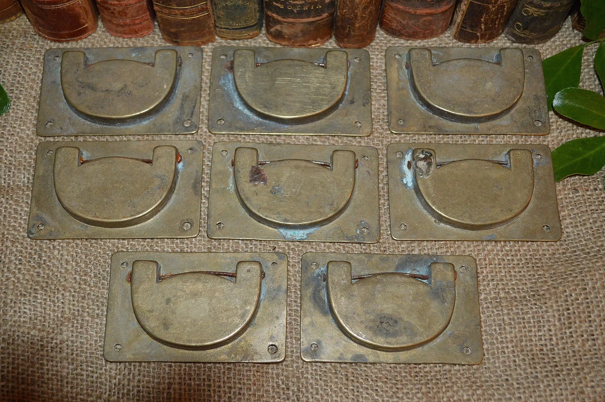 Antique French Campaign Military Chest Drawer Pull Handle Hardware 2 Available Sold Individually