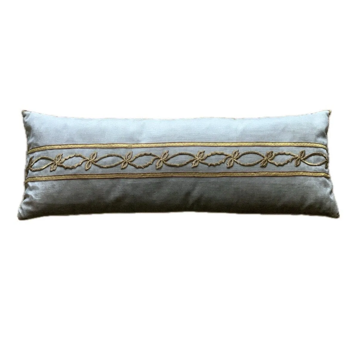 Antique Ottoman Empire Raised Gold Metallic Embroidery (#E020124 | 12 x 32")