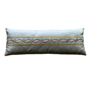 Antique Ottoman Empire Raised Gold Metallic Embroidery (#E020124 | 12 x 32")