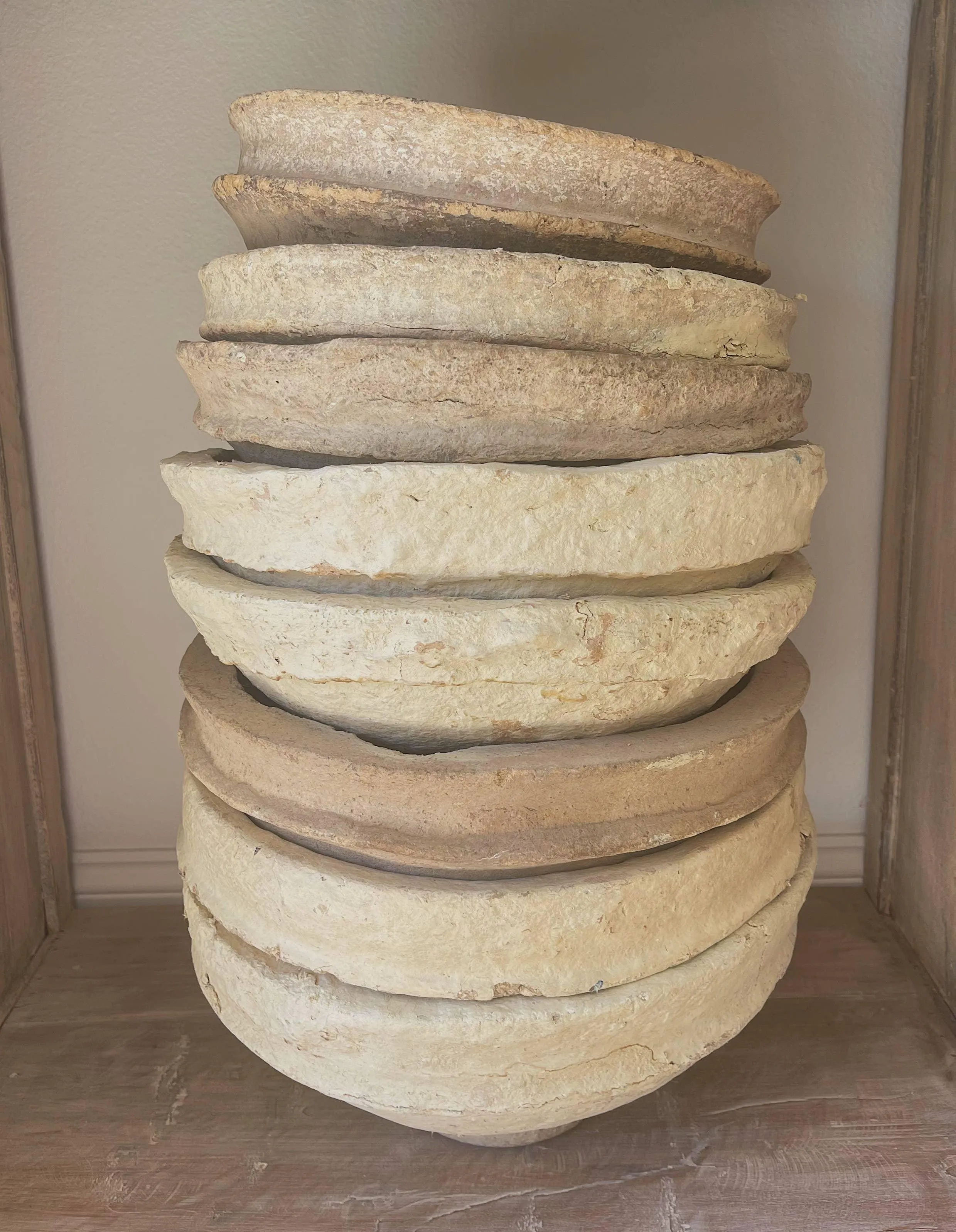 Antique Paper Mache Bowl: Medium