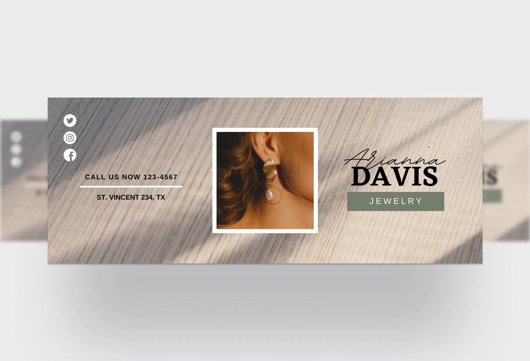 Arianna Facebook Cover Canva Template