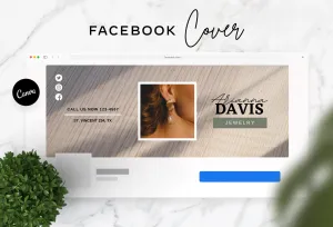 Arianna Facebook Cover Canva Template