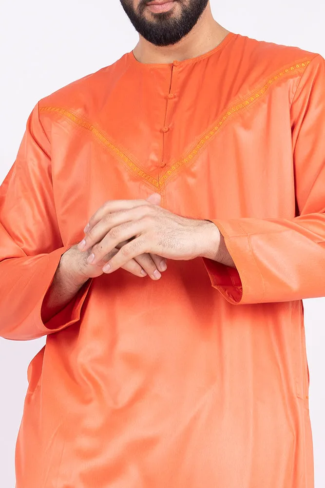 Atomic Tangerine Omani Thobe