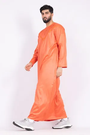 Atomic Tangerine Omani Thobe