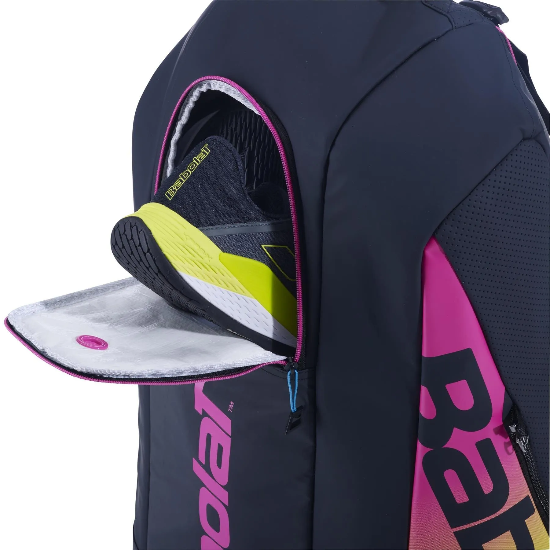Babolat RH6 Pure Aero Rafa II Tennis Bag - Blue / Yellow / Pink