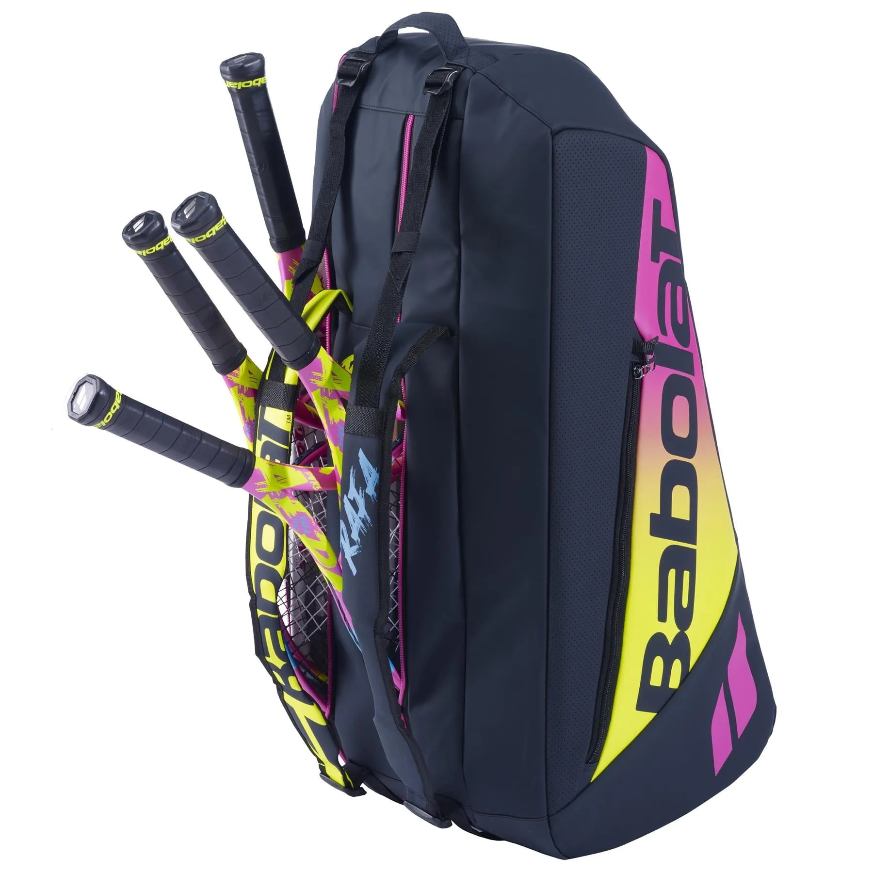Babolat RH6 Pure Aero Rafa II Tennis Bag - Blue / Yellow / Pink