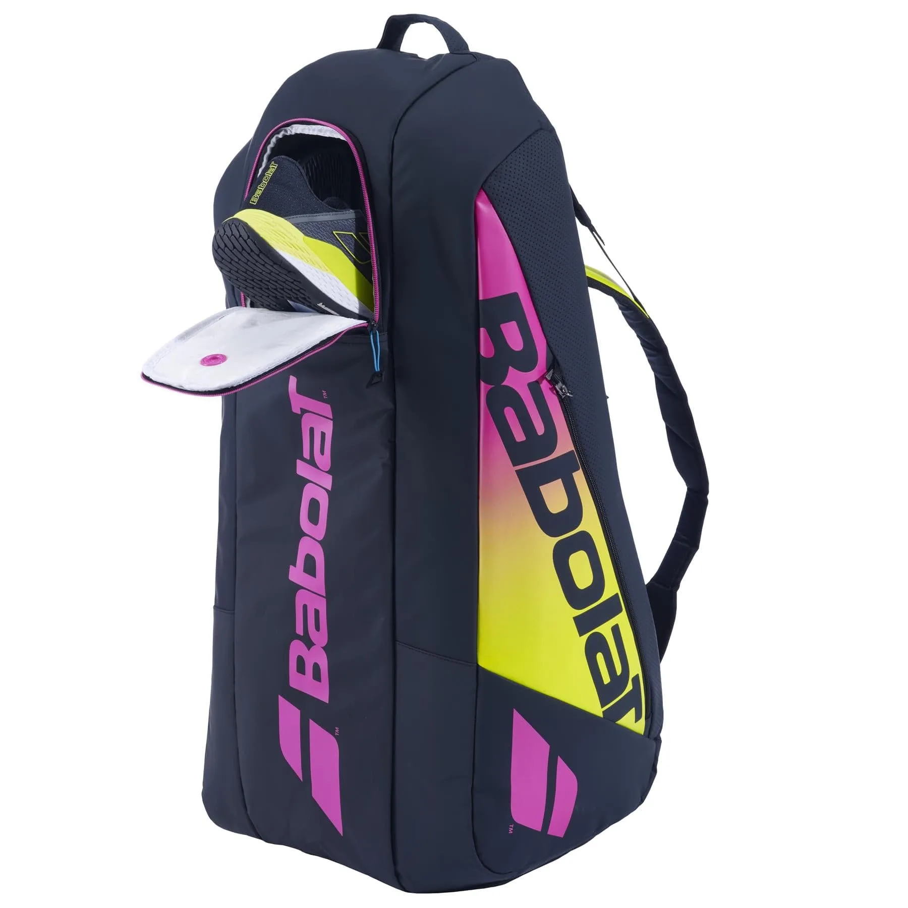 Babolat RH6 Pure Aero Rafa II Tennis Bag - Blue / Yellow / Pink