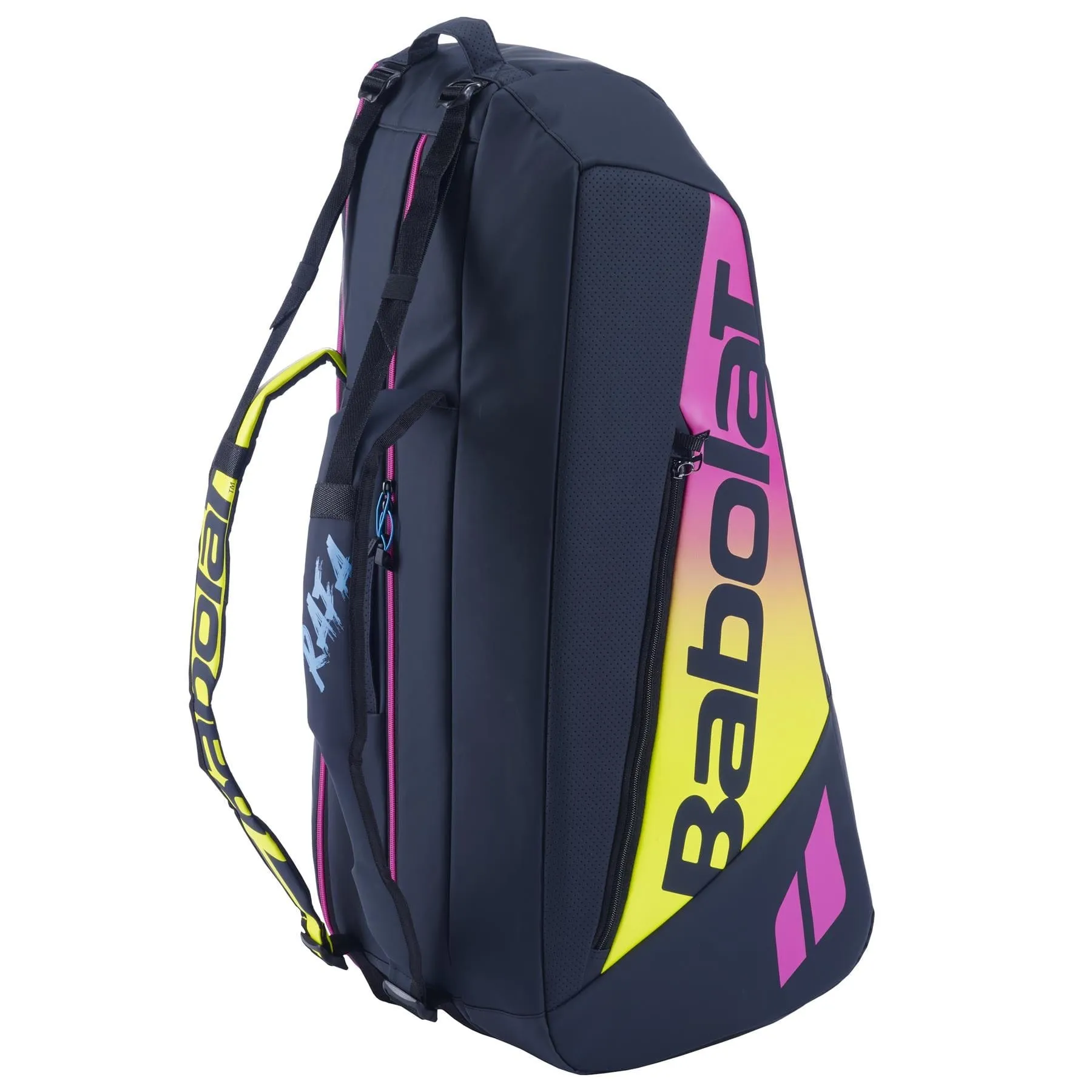 Babolat RH6 Pure Aero Rafa II Tennis Bag - Blue / Yellow / Pink