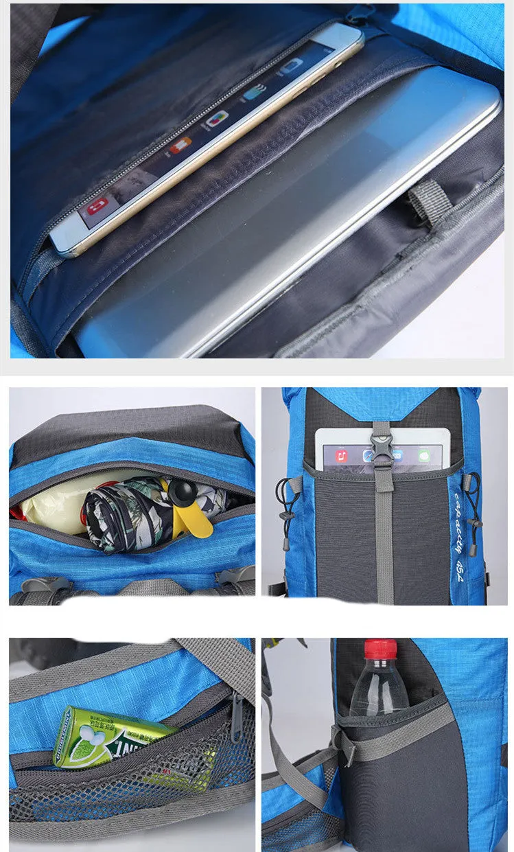Backpack Outing Travel Outdoor Mountaineering Bag USB Charging