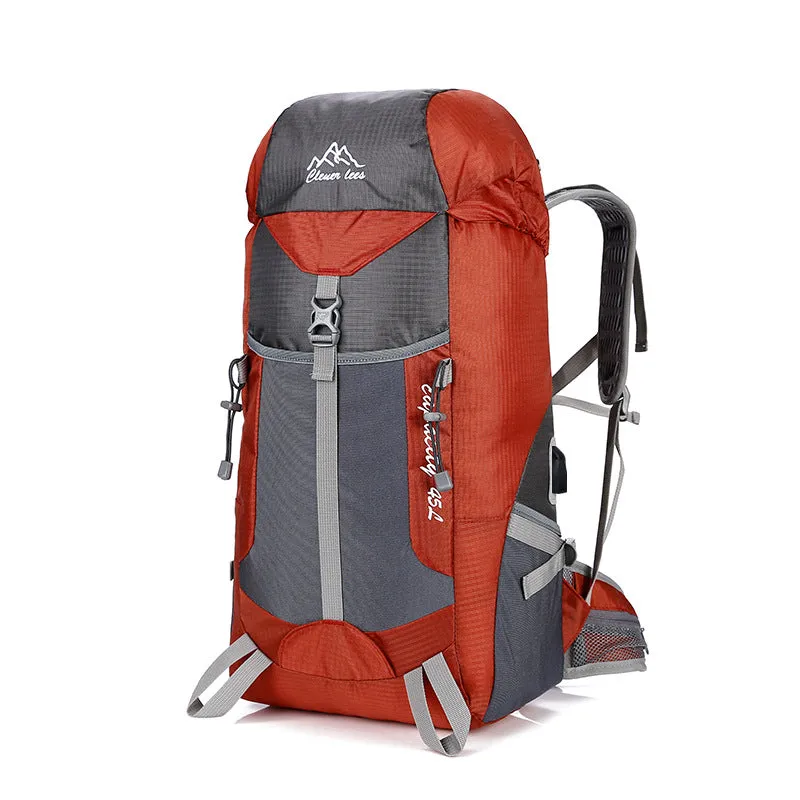 Backpack Outing Travel Outdoor Mountaineering Bag USB Charging
