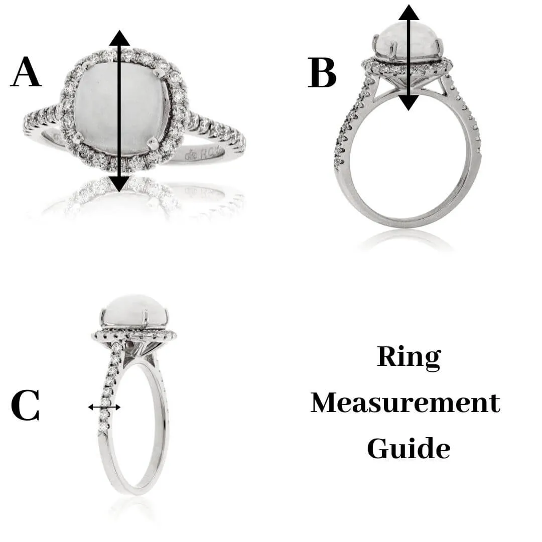 Baguette & Fancy Diamond Cluster Style Ring