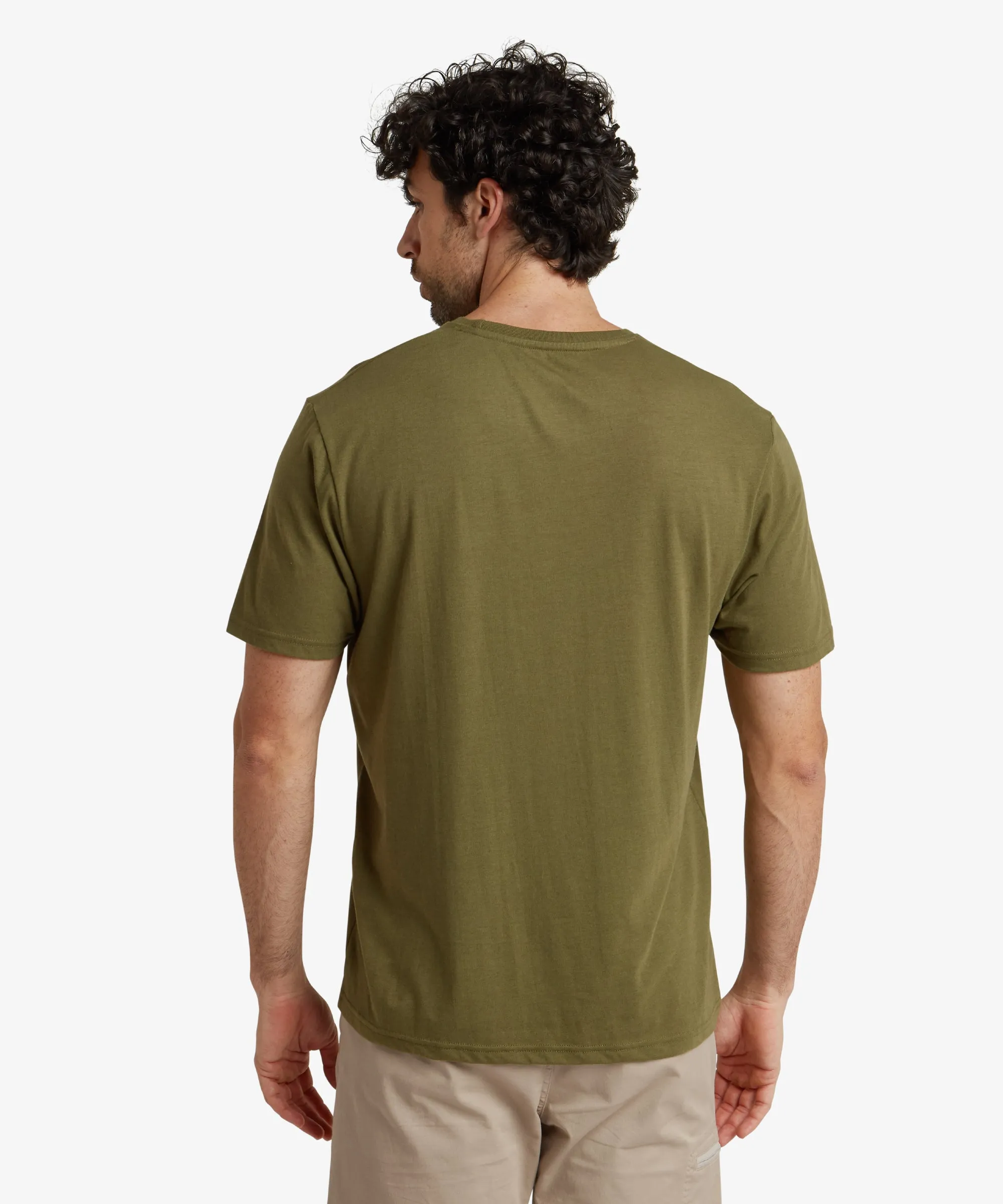 Bali Retro Sunset T-Shirt - Moss