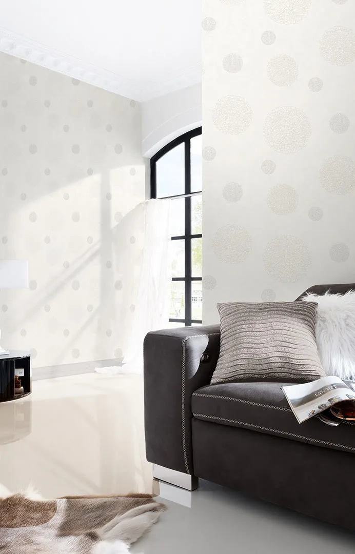 Beige Metallic Black & White 3 960402 Wallpaper