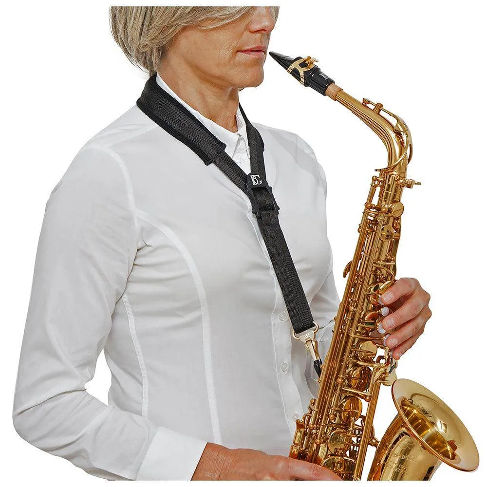 BG Tenor and Baritone Comfort Strap Coated Metal Snap Hook