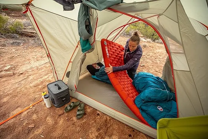 Big Agnes Rapide SL Insulated Sleeping Pad, Orange, Wide Regular (25X72)