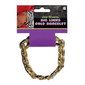 Big Links Bling Gold Bracelet