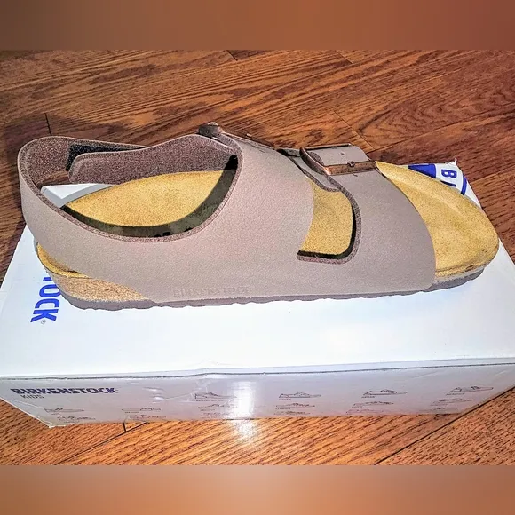 Birkenstock Milano Kids/Ladies Sandal -  Kids 37/Ladies 6 - Mocha Color - NWT