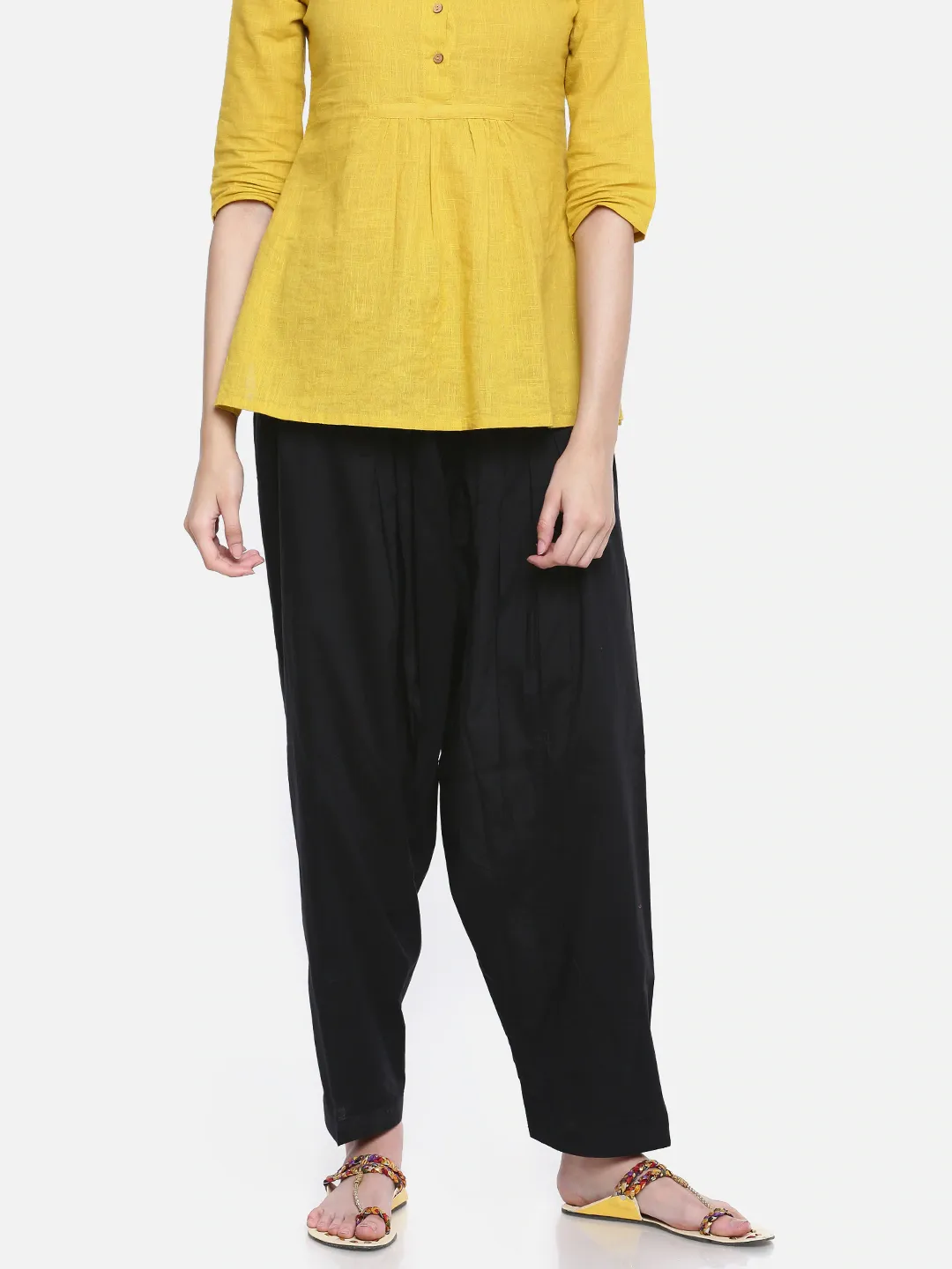 Black cotton salwar