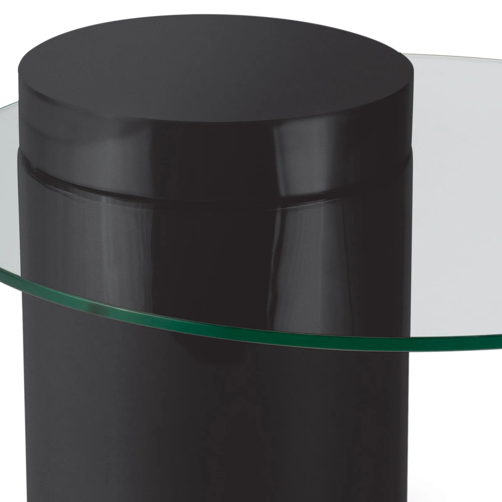 Black Disque Accent Table