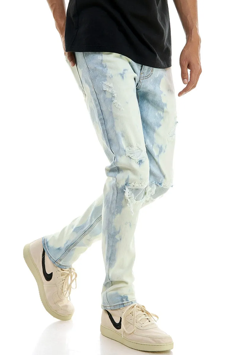 Bleached Skinny Jeans - Skinny Fit